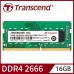 Transcend JetRAM 16GB DDR4 2666MHz Laptop RAM #JM2666HSE-16G